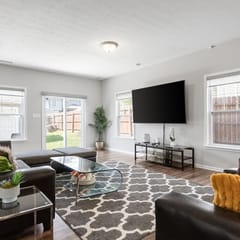 Modern Home Near Broad Ripple + Game Room