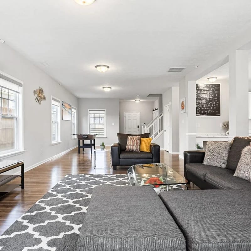 Modern Home Near Broad Ripple + Game Room